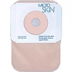 1-piece Closed Pouch With Microskin For 1" Stoma- Box of 15