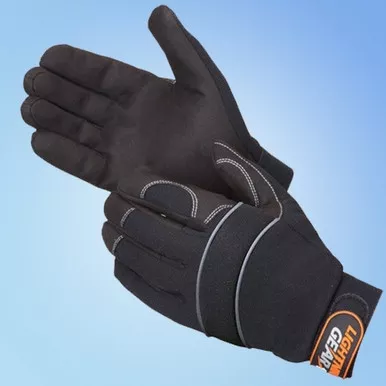 1st Knight Mechanic's Glove, Black and Blue Options, 1/pair