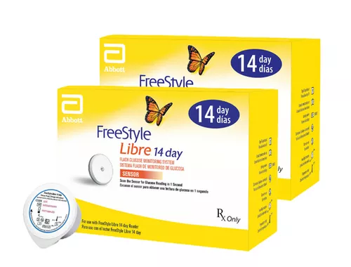 2 Pack - FreeStyle Libre 2 (14 Day Sensor) - 1 month supply Autoship