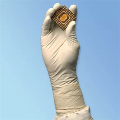 2XL - TechniGlove Nitrile Cleanroom Gloves, ESD-Safe, Class 100, Extended Cuff 12", 100/bag