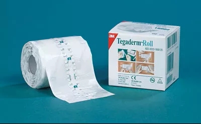 3M 16002 Tegaderm Transparent Film Roll - 2" x 11 yards, One roll