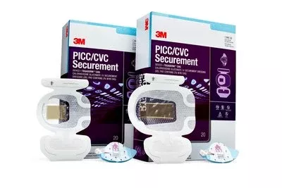 3M 18792100 PICC/CVC Securement Device and Tegaderm CHG IV Securement Dressing, 6.125 x 4 inch, One dressing