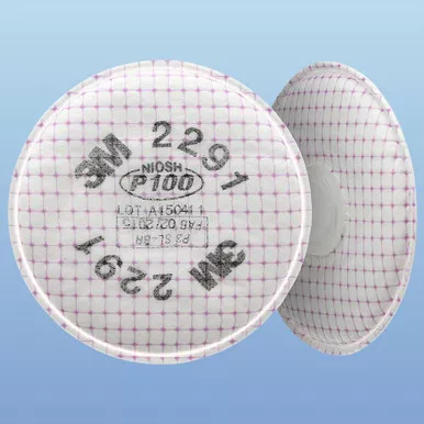 3M 2291, P100 Advanced Particulate Air Filter, 2/pack