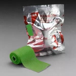 3M 82002G Scotchcast Plus Casting Tape - 2 inch x 4 yard, Green, One roll