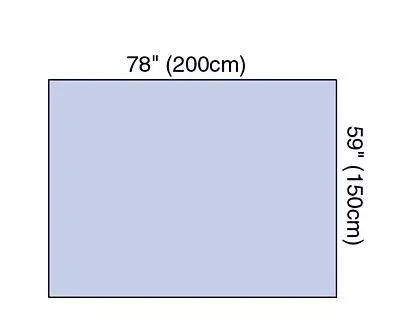 3M 9077Steri-Drape Drape Sheet / Back Table Cover 59 inch Wide X 78 inch Long, Sterile, Box of 60