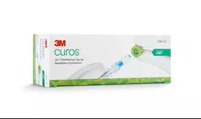 3M CFJ1270 Curos Jet Disinfecting Caps for Needleless Connectors, Individually Packaged, Box of 270 caps