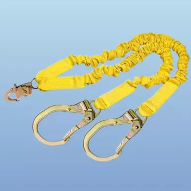 3M DBI-SALA Shockwave 2 Double Tie-Off Shock Absorbing Lanyard, 6 ft, ea