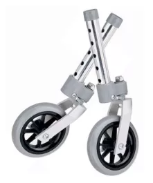 5-Inch Swivel-Wheel Leg Extensions for Folding Walkers [PAIR]