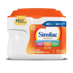 Abbott 68082 - Similac Sensitive Powder, Unflavored, 20.1 oz.