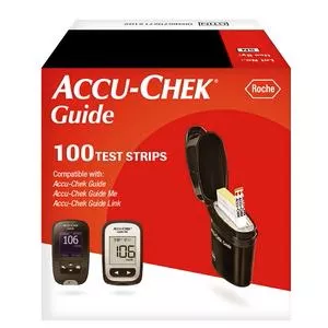 Accu-chek Guide 100 Ct Blood Glucose Test Strips- Box of 100