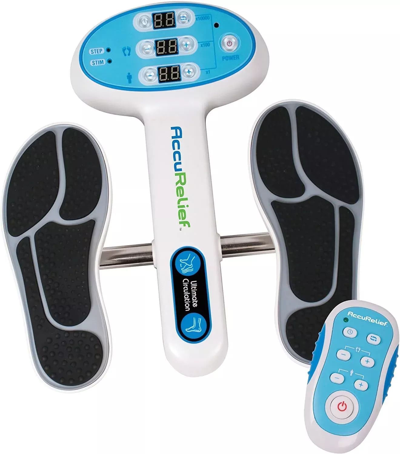 AccuRelief Ultimate Foot Circulator with Remote - EMS Muscle Stimulator - Blowout