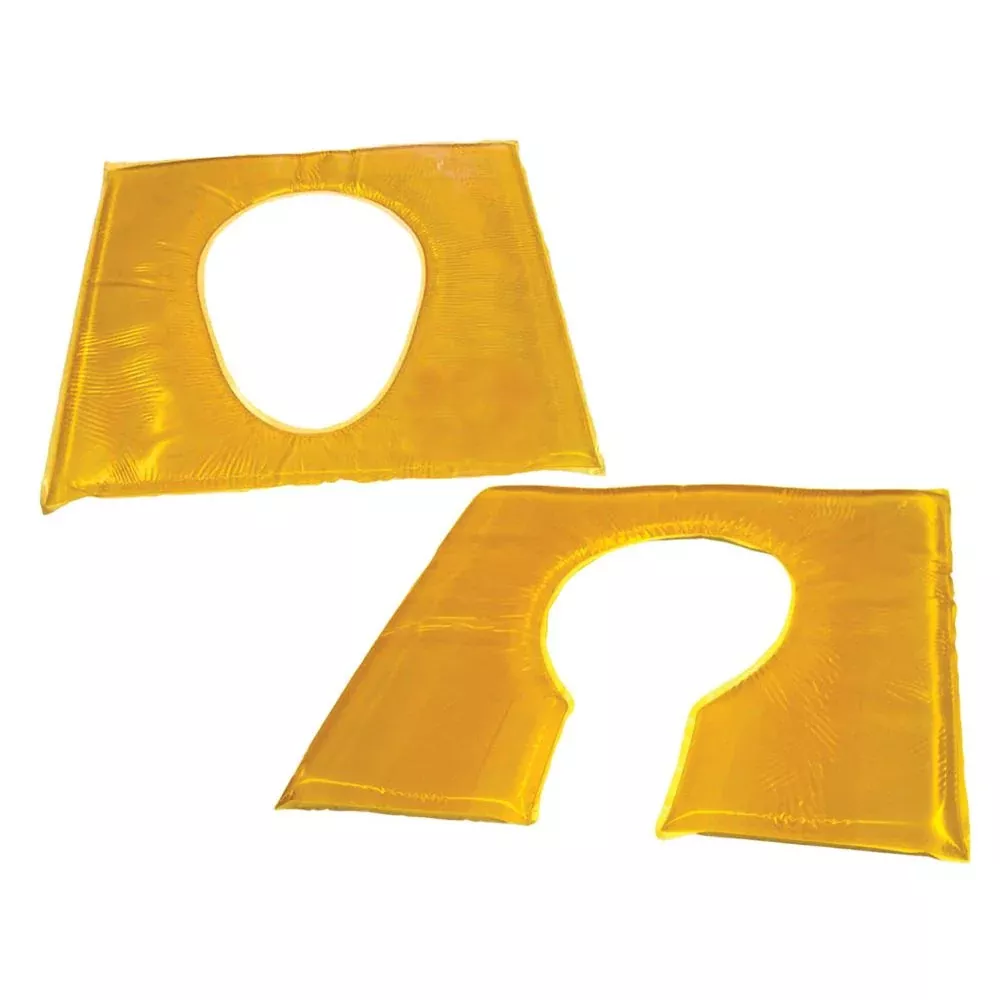Action Gel Commode Seat Pads Commode Seat Pad, Split Opening, 18"W x 18"L x 1" thick - 10007