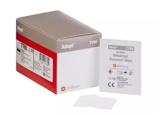 Adhesive and Barrier Remover Adapt Wipe 50 per Box