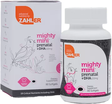 Advanced Nutrition 8190 - Prenatal Mini Prenatal Plus DHA, 90 Softgels