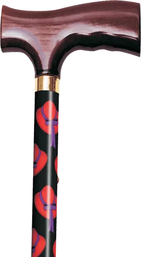 Alex 11061 - Travel Folding Cane, Red Hat