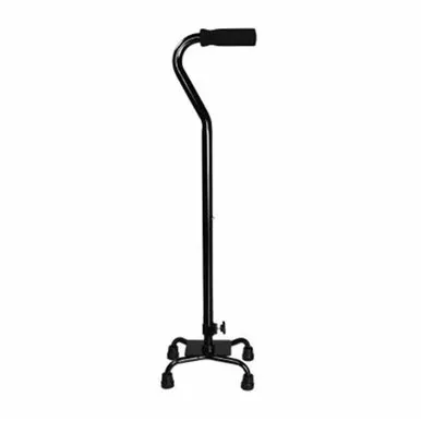 Alex MP51000 - Small Base Quad Cane, Black