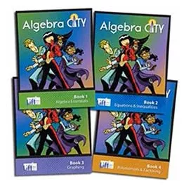 Algebra City - Student Edition Single Pack (1 ea. Books 1-4)