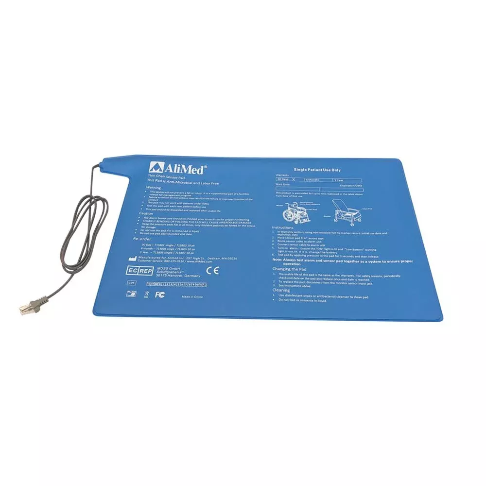 Alimed AliMed Corded Pressure Sensor Pads Thin Chair Sensor Pad, 12-Month Warranty - 713428