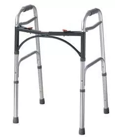 Alimed Bariatric Walker Adjustable Height drive™ Aluminum Frame 500 lbs. Weight Capacity 32 to 39 Inch Height - Each - 70584-EA