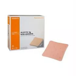 Allevyn Ag Non-adhesive Absorbent Silver Barrier Hydrocellular Dressing 8" X 8"- Box of 10