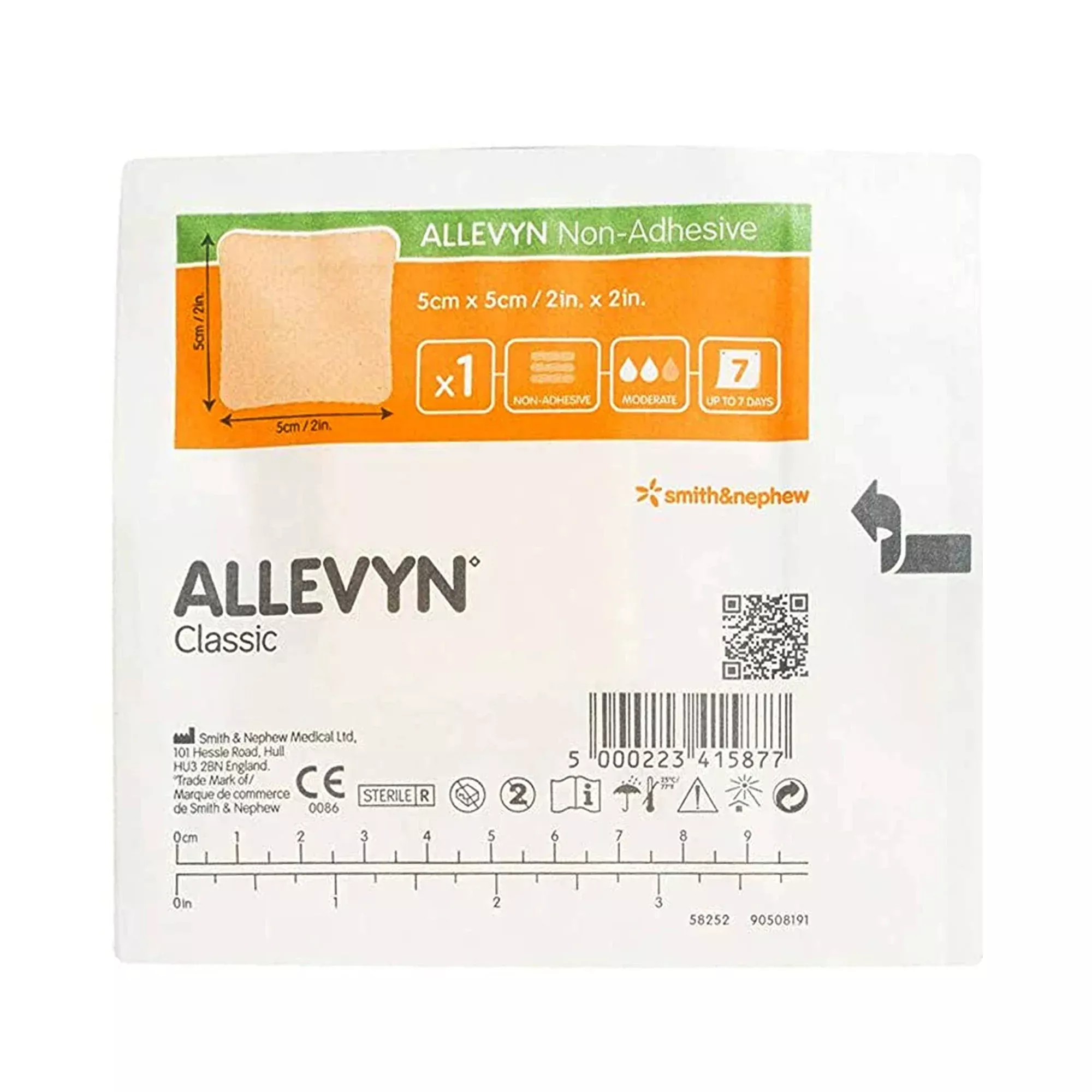 Allevyn Classic Nonadhesive without Border Foam Dressing
