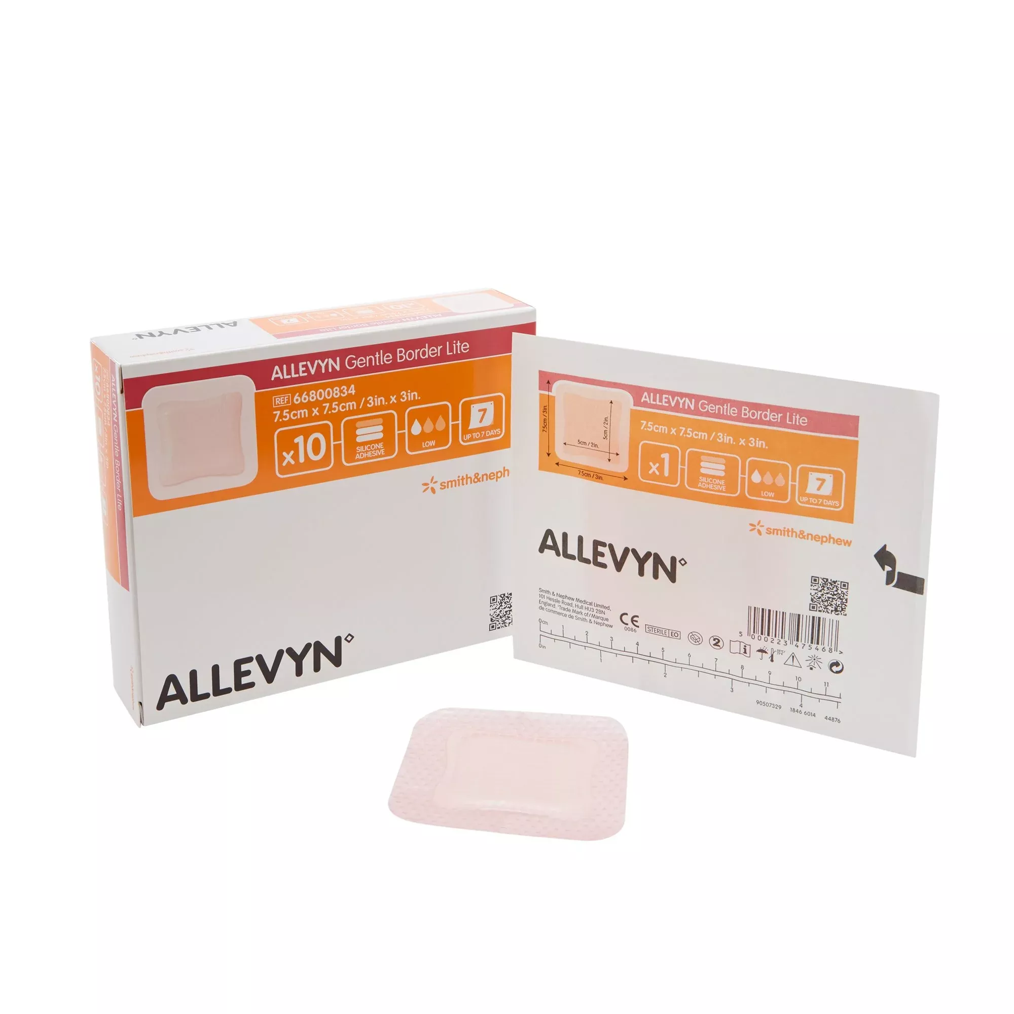Allevyn Gentle Border Lite Silicone Dressings Foam Dressing