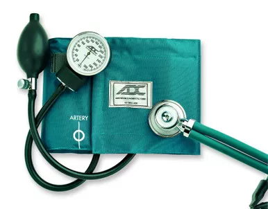 American Diagnostic 768-641-11ABK - Pro's Combo II Kit Cuff and Stethoscope, Black