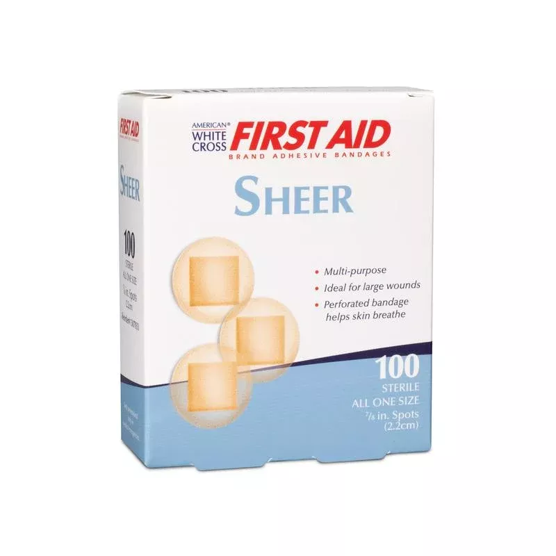American White Cross First Aid Adhesive Spot Bandage