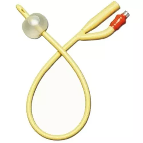 Amsure 2-way 100% Silicone Foley Catheter 18 Fr 30 Cc- 1 Each