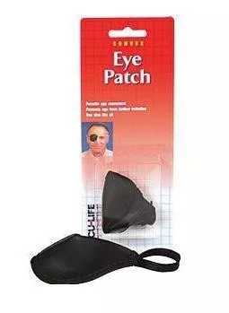 Apothecary 400013A - Acu-Life Vinyl Eye Patch Universal, Black