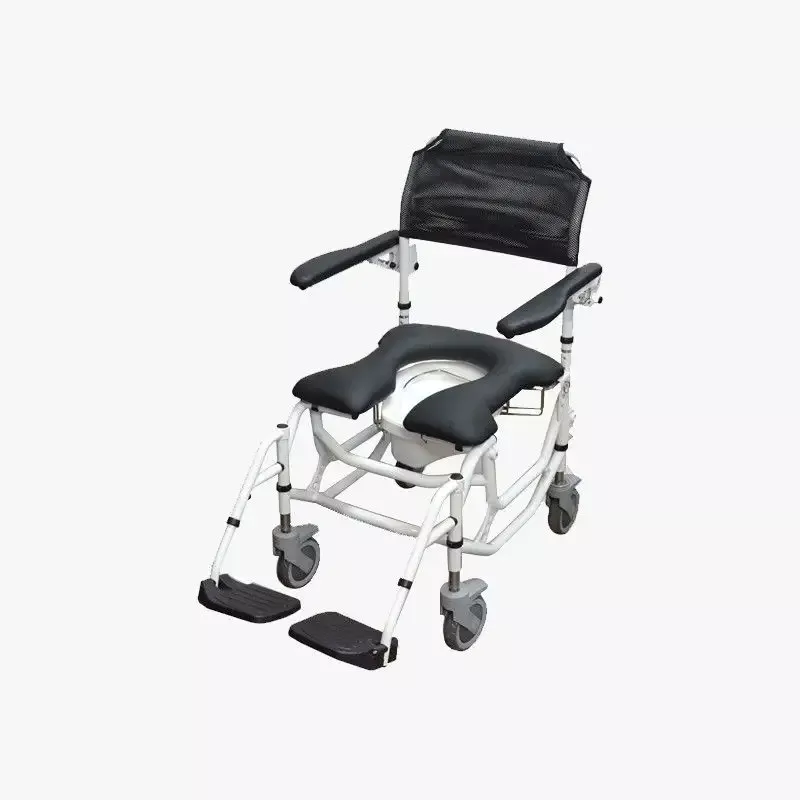 Aqua NTF Rehab Shower Commode Chair Stainless Steel