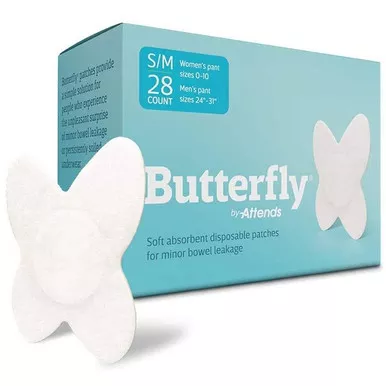 Attends 44983 - Attends Butterfly Body Patches, S/M, Bulk