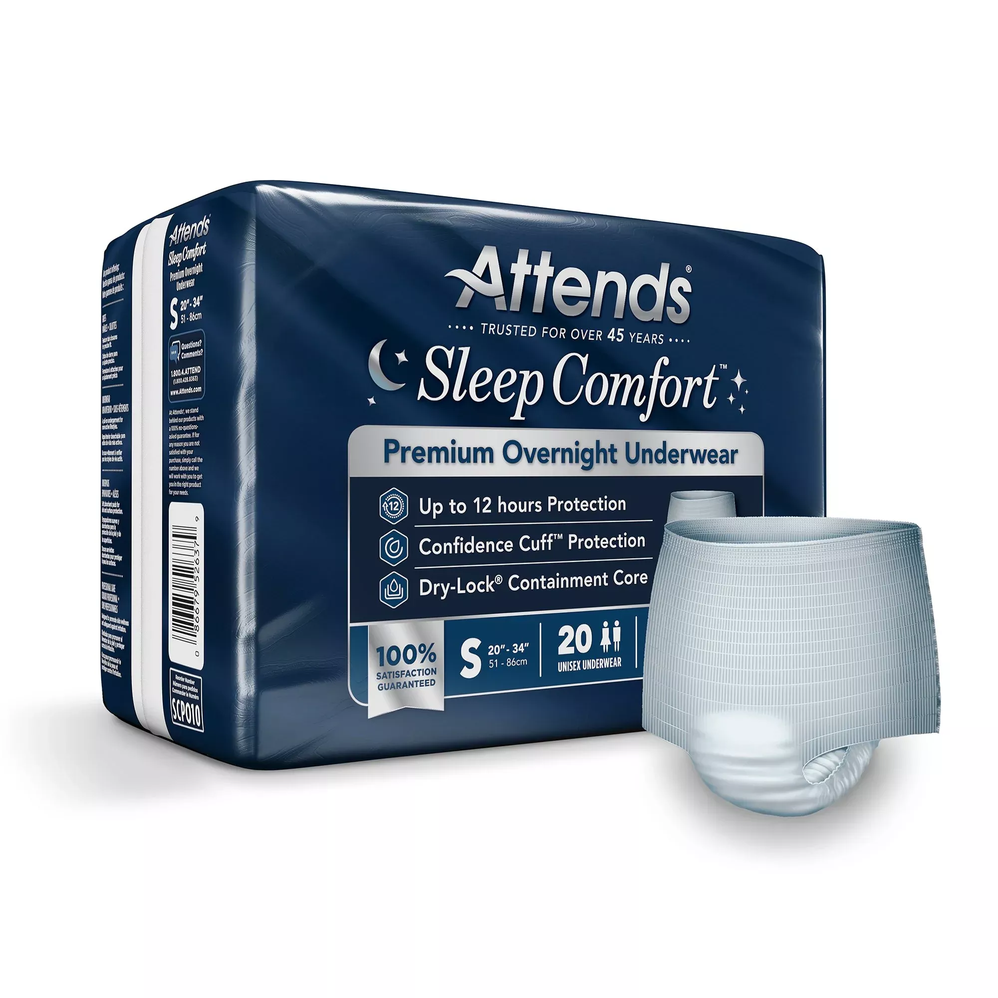 Attends Sleep Comfort™ Premium Overnight Underwear