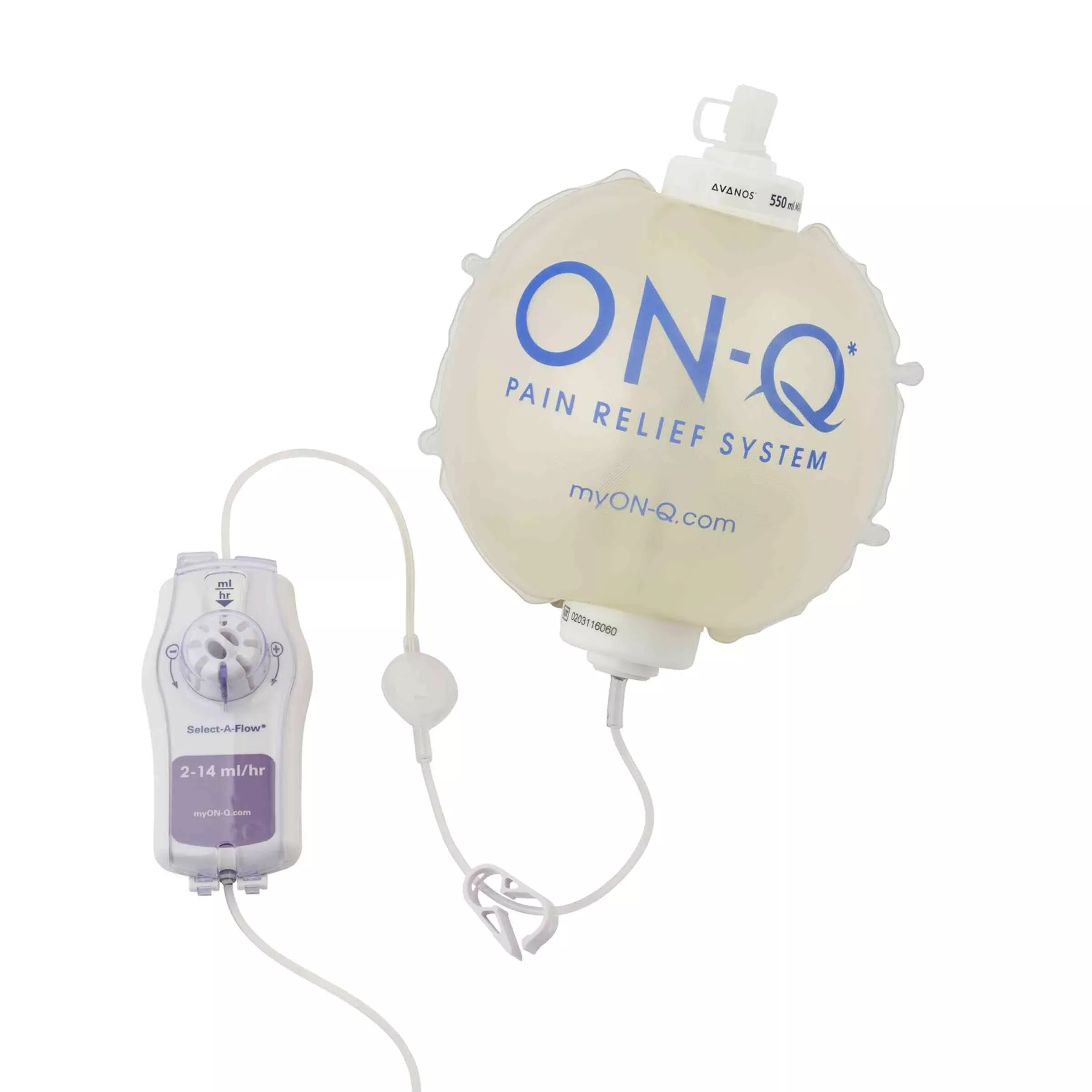 Avanos Medical-CB004 ON-Q Pump, Single Select-A-Flow, 400ml, 2-14ml/hr (5/cs)