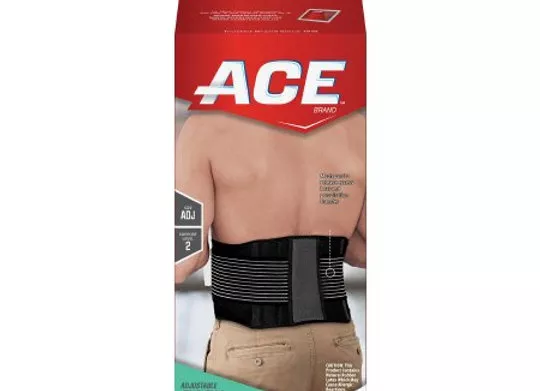 Back Support Ace™ One Size Fits Most Hook and Loop Closure Up to 48 Inch Waist