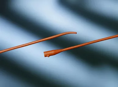 Bard 802520 - Sample - BARDIA Coude Red Rubber Urethral Catheter 20 Fr, 16"