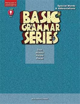 Basic Grammar Series Books - Special Words & Abbreviations Kristine Lindsay