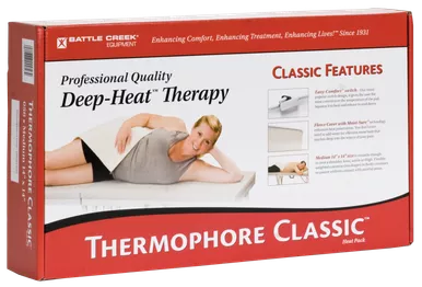 Battle Creek 56 - Moist Heating Pad Thermophore Classic™ General Purpose Medium Cotton Blend Cover Reusable