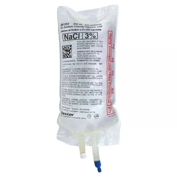 Baxter 3% Sodium Chloride Injection Solution USP