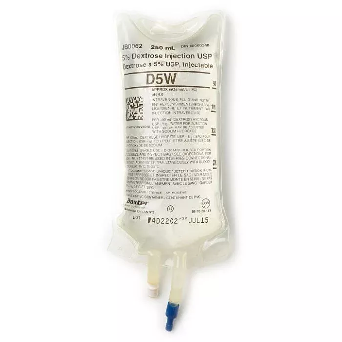 Baxter Dextrose 5% Injection Solution USP