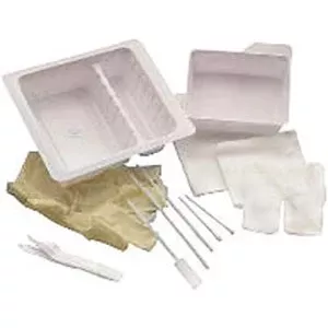 Baxter Tracheostomy Care Standard Kit With Coated Paper Lid- 1 Each