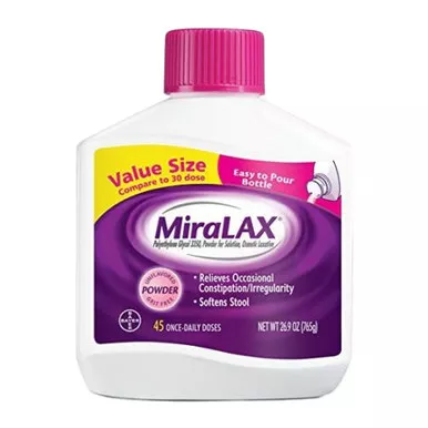 Bayer 41100568007 - Miralax 26.9oz (765G) 45 Day EZ Pour