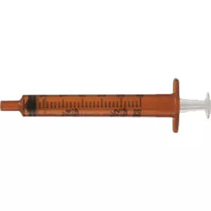 BD 305208 - Oral Syringe With Tip Cap, 5ml Amber 500 P