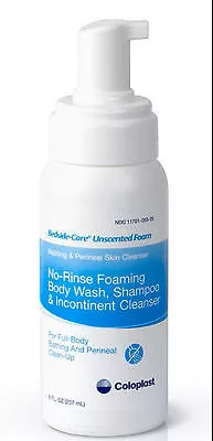 Bedside-Care Sensitive Skin No- Rinse Foam Cleanser ,Unscented , 240Ml