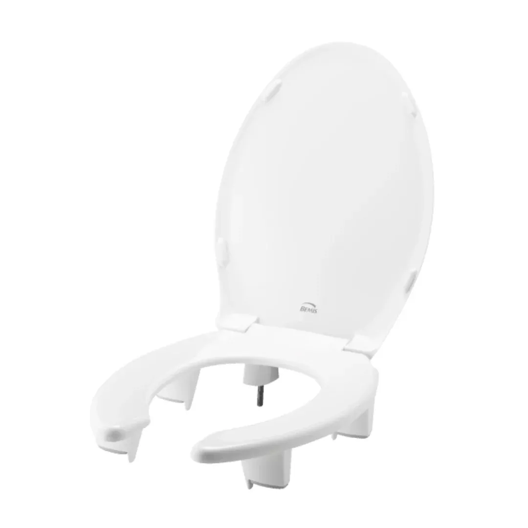 Bemis Elongated 3" Elevated Toilet Seat with Open-Front Ring