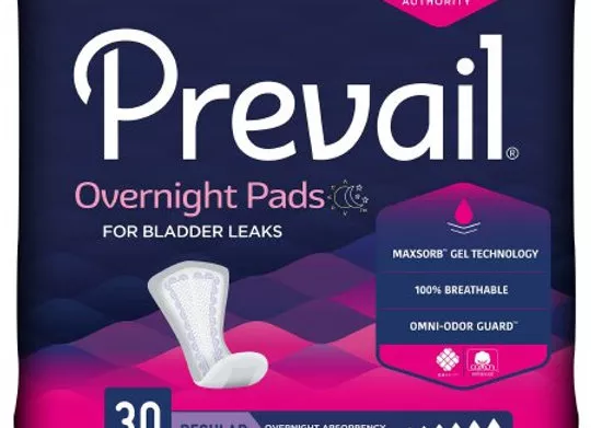 Bladder Control Pad Prevail Daily Pads Ultimate Heavy Absorbency