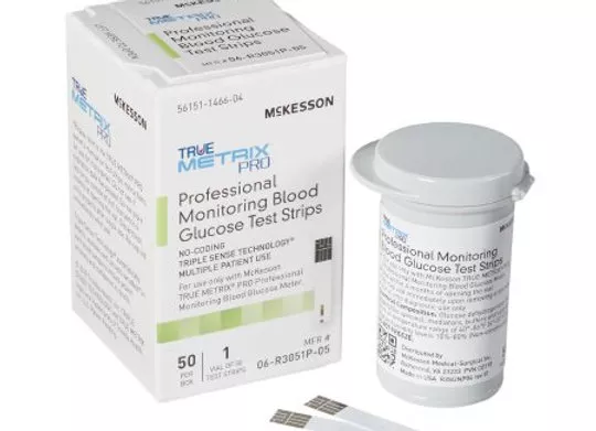 Blood Glucose Test Strips TRUE METRIX PRO 50 Strips per Pack