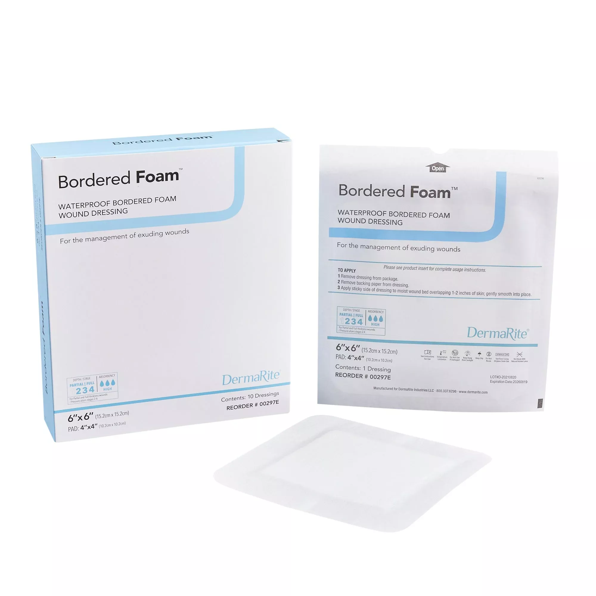 BorderedFoam Adhesive with Border Foam Dressing