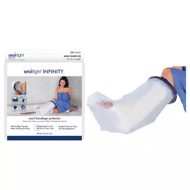 Brownmed 29403 - Seal-Tight Infinity Cast Protector Adult Short Leg