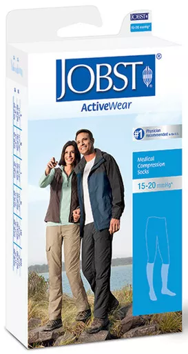 BSN 110486 - JOBST ActiveWear Knee-High Moderate Compression Socks X-Large, Black